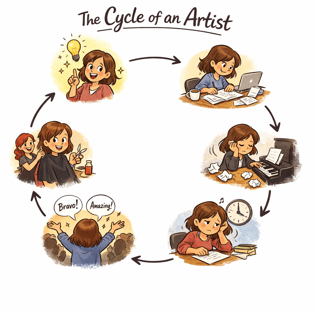 The Cycle of an Artist